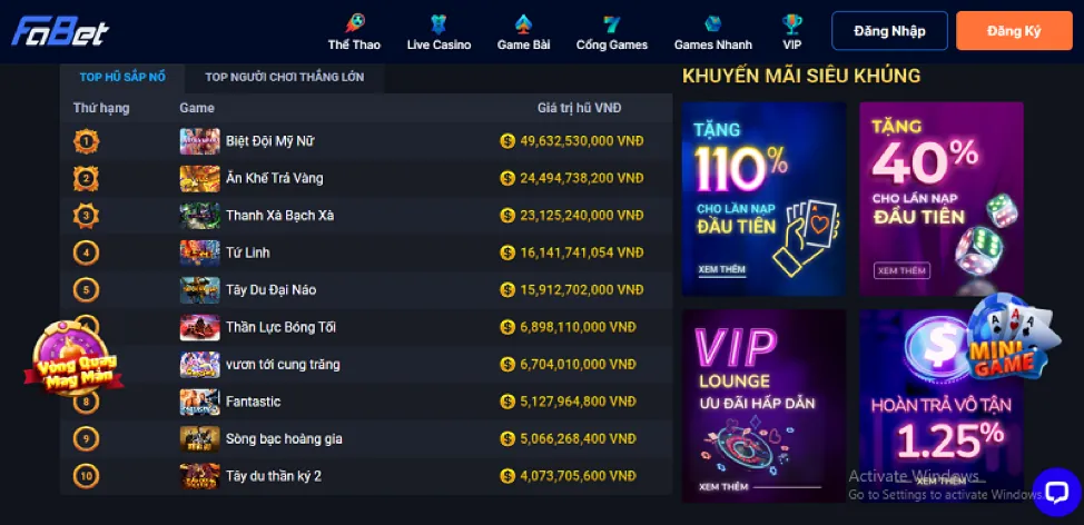 Thế giới giải trí đa dạng tại kv9999 win